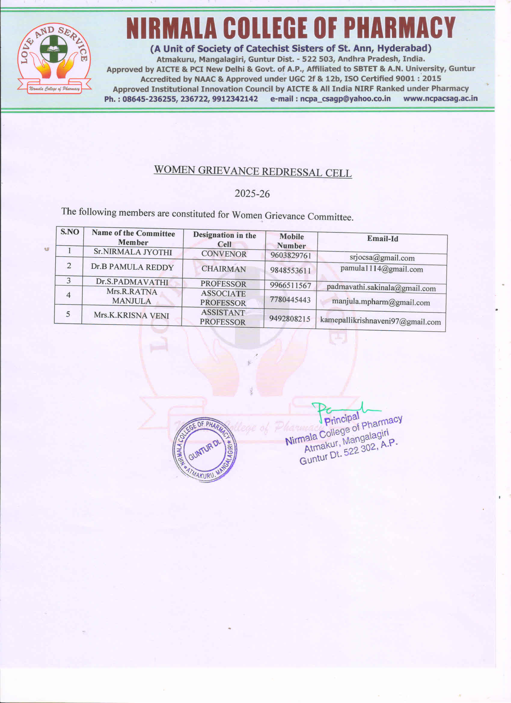National Women's Parliament 2015